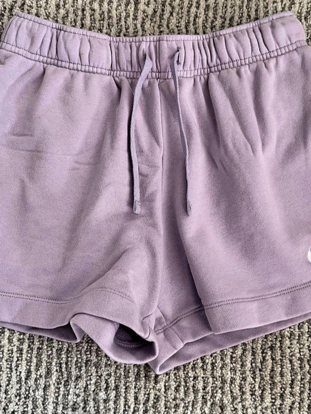 Nike Sportswear Phoenix Fleece Mid-Rise Shorts Athletic Shorts Purple
